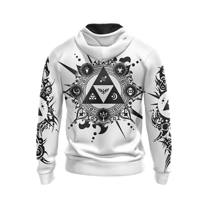 The Legend Of Zelda T-shirt Zip Hoodie Pullover Hoodie   