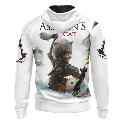 Assassin's Creed III-IV Cat Unisex 3D T-shirt