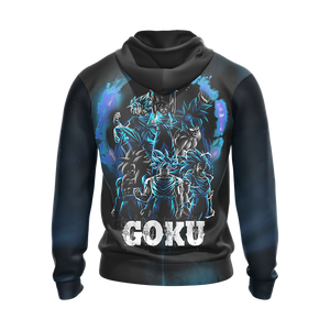 Dragon Ball - Goku New Style Unisex Zip Up Hoodie   