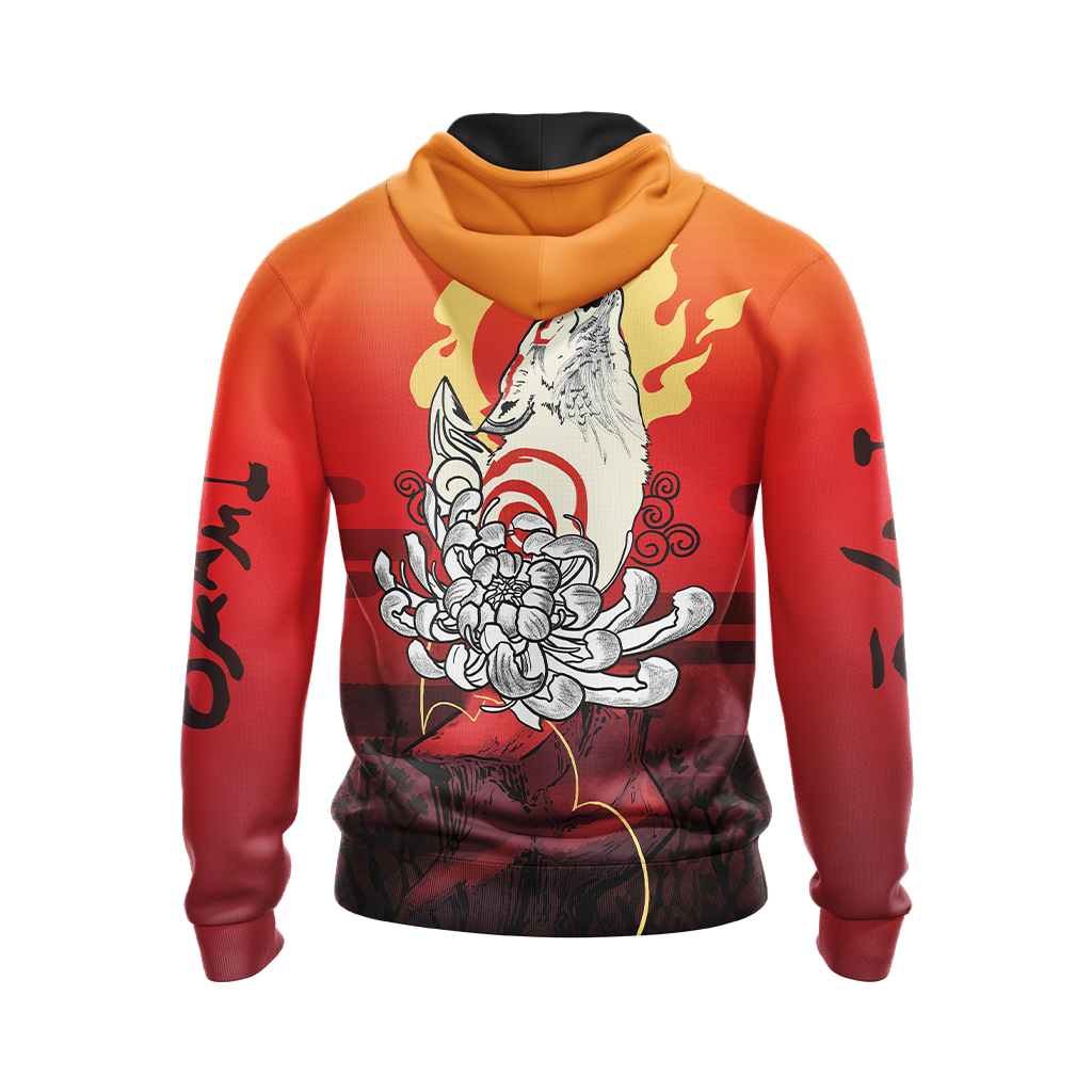 Okami Fox Fire Unisex 3D T-shirt