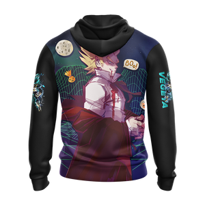 This is my Halloween Costume Vegeta Dragon Ball All Over Print T-shirt Zip Hoodie Pullover Hoodie   