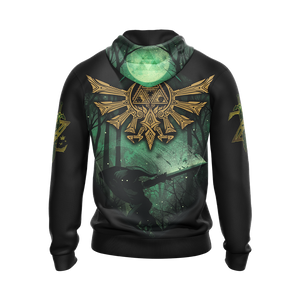 The Legend Of Zelda Unisex 3D T-shirt Zip Hoodie   