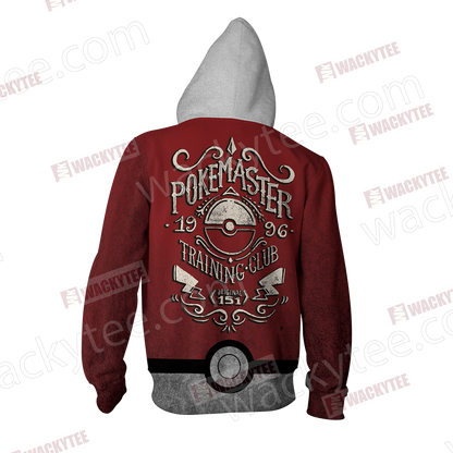 Pokemon - Pokemaster Training Club Unisex 3D T-shirt
