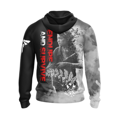 The Last Of Us - To The Edge Of The Universe And Back. Endure And Survive Unisex 3D T-shirt Zip Hoodie