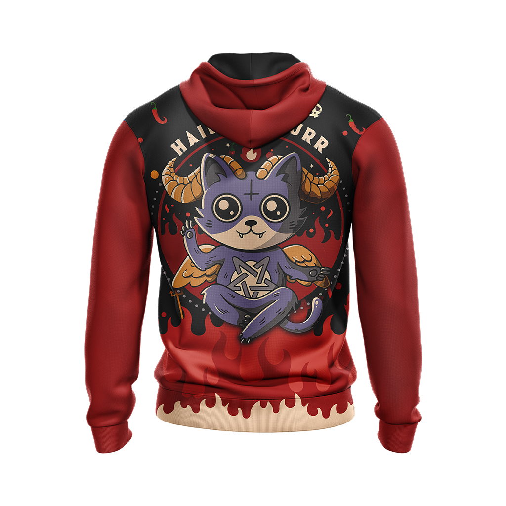 Hail Lucipurr Cat Unisex 3D T-shirt