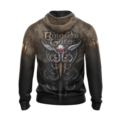 Baldur's Gate 3 Symbol Unisex 3D T-shirt Zip Hoodie