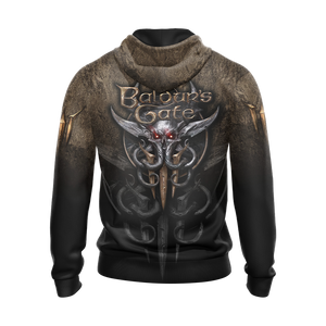 Baldur's Gate 3 Symbol Unisex 3D T-shirt Zip Hoodie   