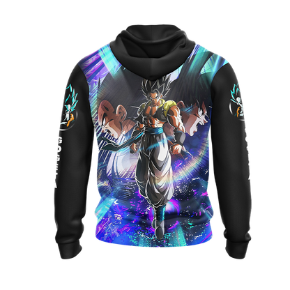 Dragon Ball Gogeta, Vegeta, and Goku Unisex 3D T-shirt Zip Hoodie
