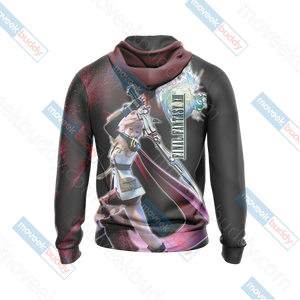 Final Fantasy XIII - Lightning Unisex 3D T-shirt Zip Hoodie   