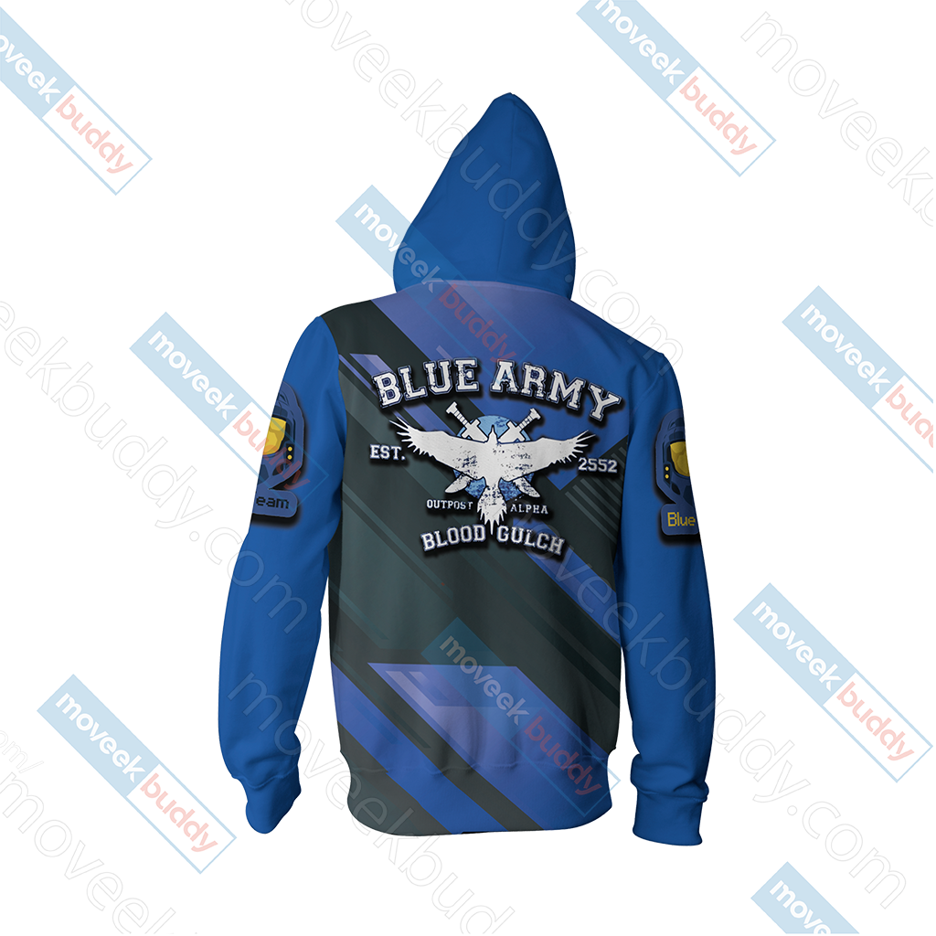 Halo - Blue Team New Unisex 3D T-shirt