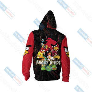 Angry Birds Unisex 3D T-shirt   