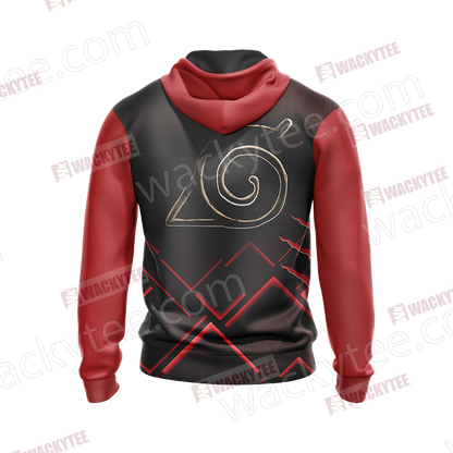 Naruto Konoha Symbol Unisex 3D T-shirt