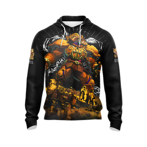 Yu Gi Oh! Exodia The Forbidden Unisex 3D T-shirt Zip Hoodie   