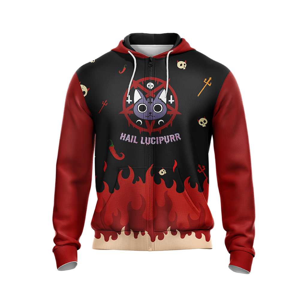 Hail Lucipurr Cat Unisex 3D T-shirt