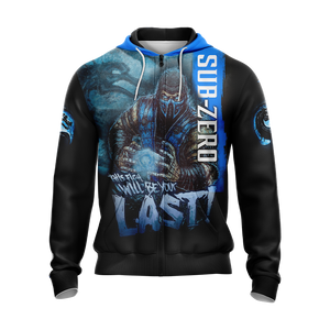 Mortal Kombat Sub Zero This Time Will Be Your Last Unisex 3D T-shirt   