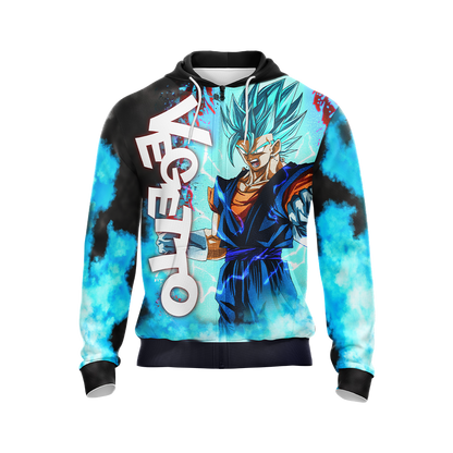 Dragon Ball Vegetto Unisex 3D T-shirt Zip Hoodie Pullover Hoodie