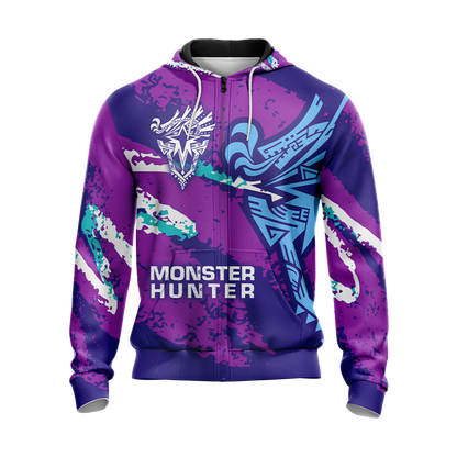 Monster Hunter World Iceborne - Logo Unisex 3D T-shirt