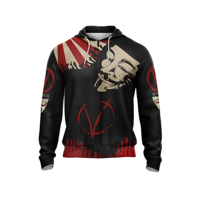 V for Vendetta Unisex 3D T-shirt