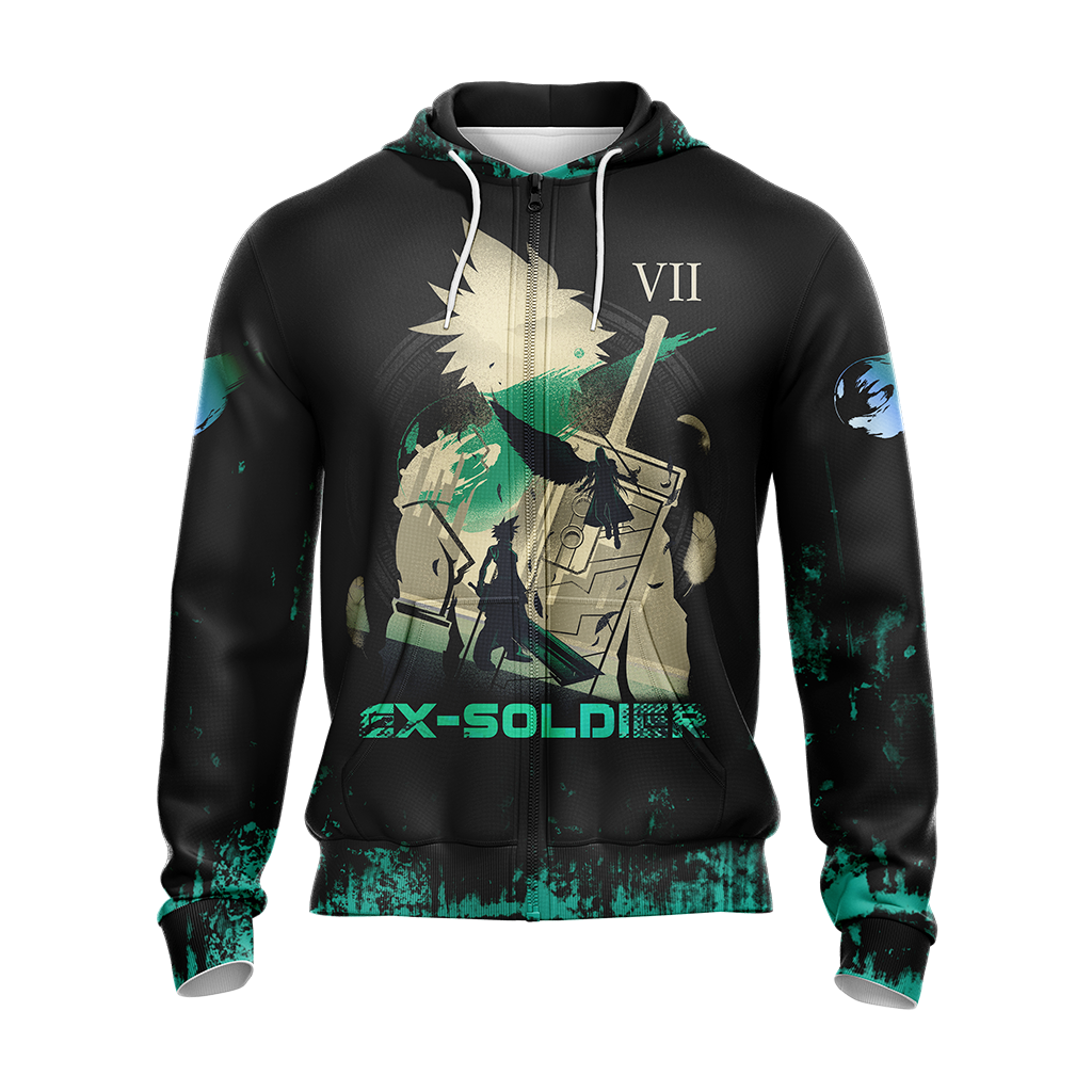 Final fantasy - Ex-Soldier of the VII Unisex 3D T-shirt