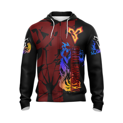 Final Fantasy X Tidus Symbol Unisex 3D T-shirt Zip Hoodie Pullover Hoodie