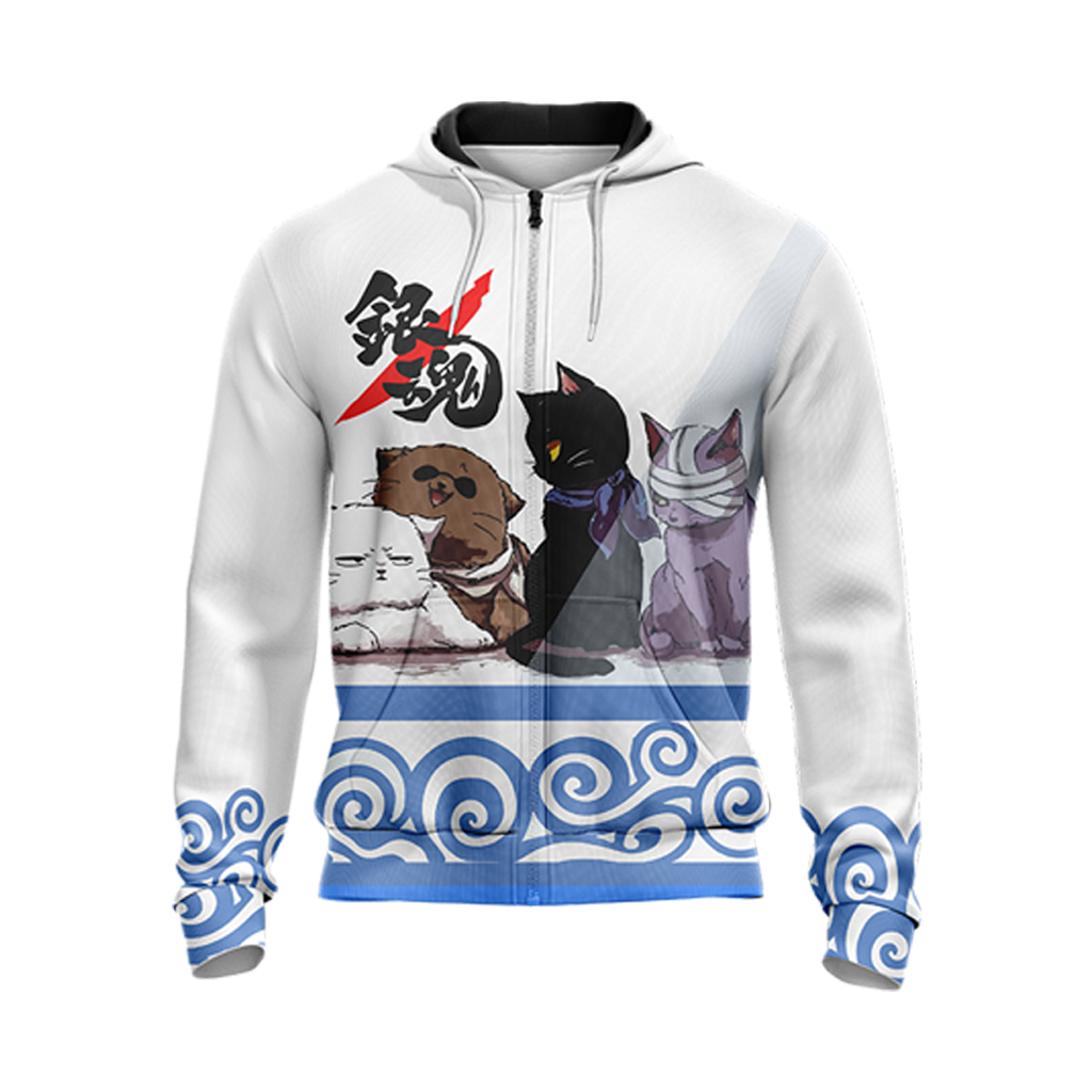 Gintama Cats Unisex 3D T-shirt
