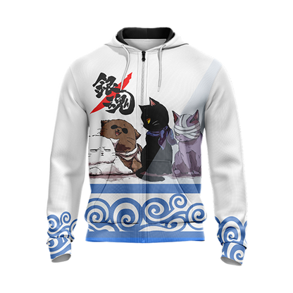 Gintama Cats Unisex 3D T-shirt