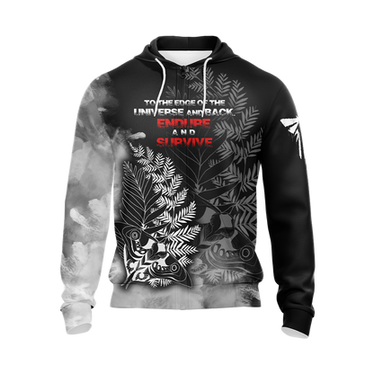The Last Of Us - To The Edge Of The Universe And Back. Endure And Survive Unisex 3D T-shirt Zip Hoodie