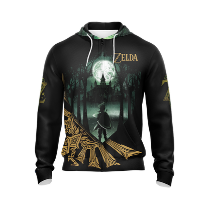 The Legend Of Zelda Unisex 3D T-shirt Zip Hoodie