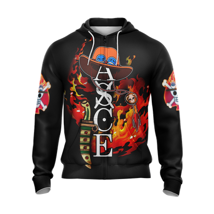 One piece - Portgas D. Ace Unisex 3D T-shirt
