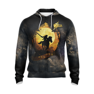 The Legend Of Zelda T-shirt Zip Hoodie Pullover Hoodie   