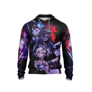 K/DA Band x Overwatch Female Characters Unisex 3D T-shirt   