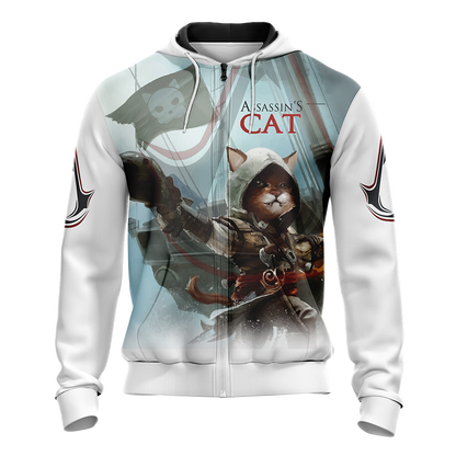 Assassin's Creed III-IV Cat Unisex 3D T-shirt