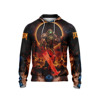 Doom ( Video Game ) Unisex 3D T-shirt
