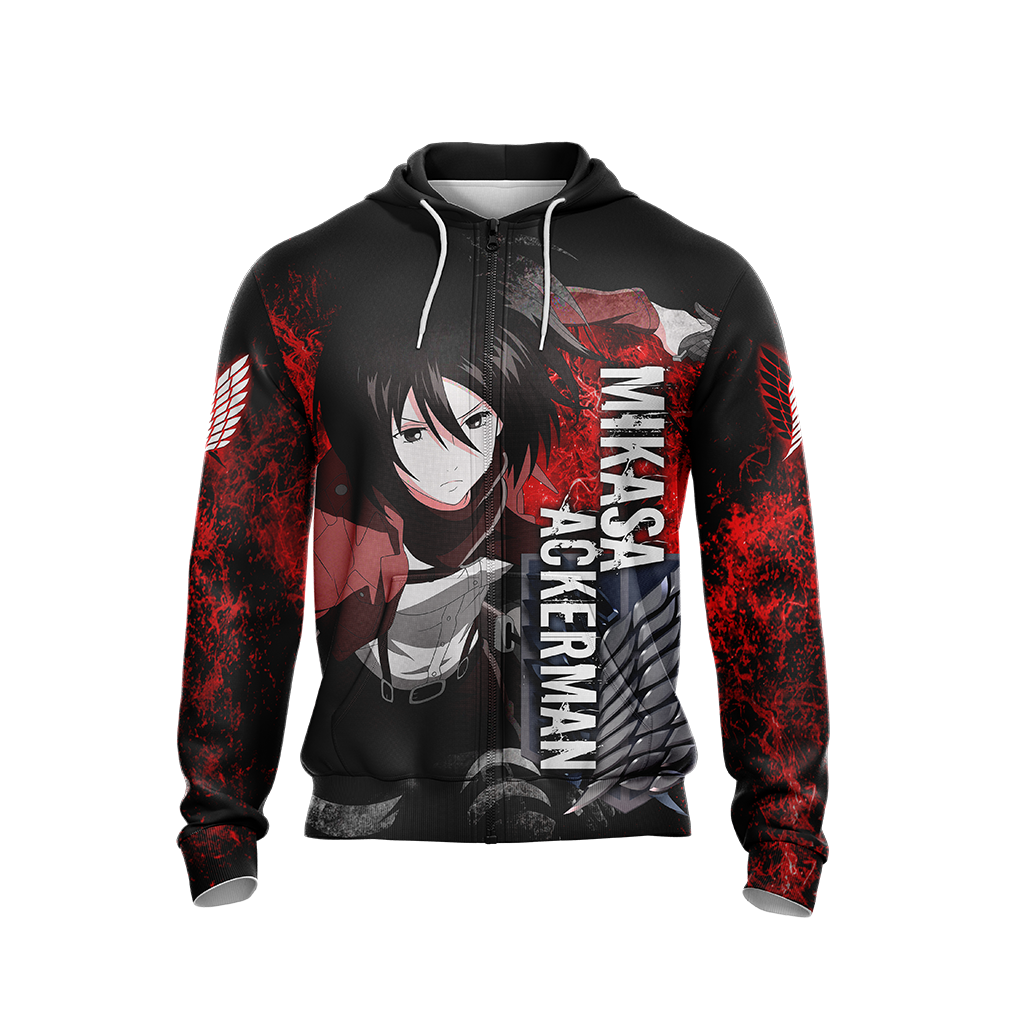 Attack on Titan - Mikasa Ackerman New Unisex 3D T-shirt