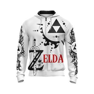 The Legend Of Zelda T-shirt Zip Hoodie Pullover Hoodie   