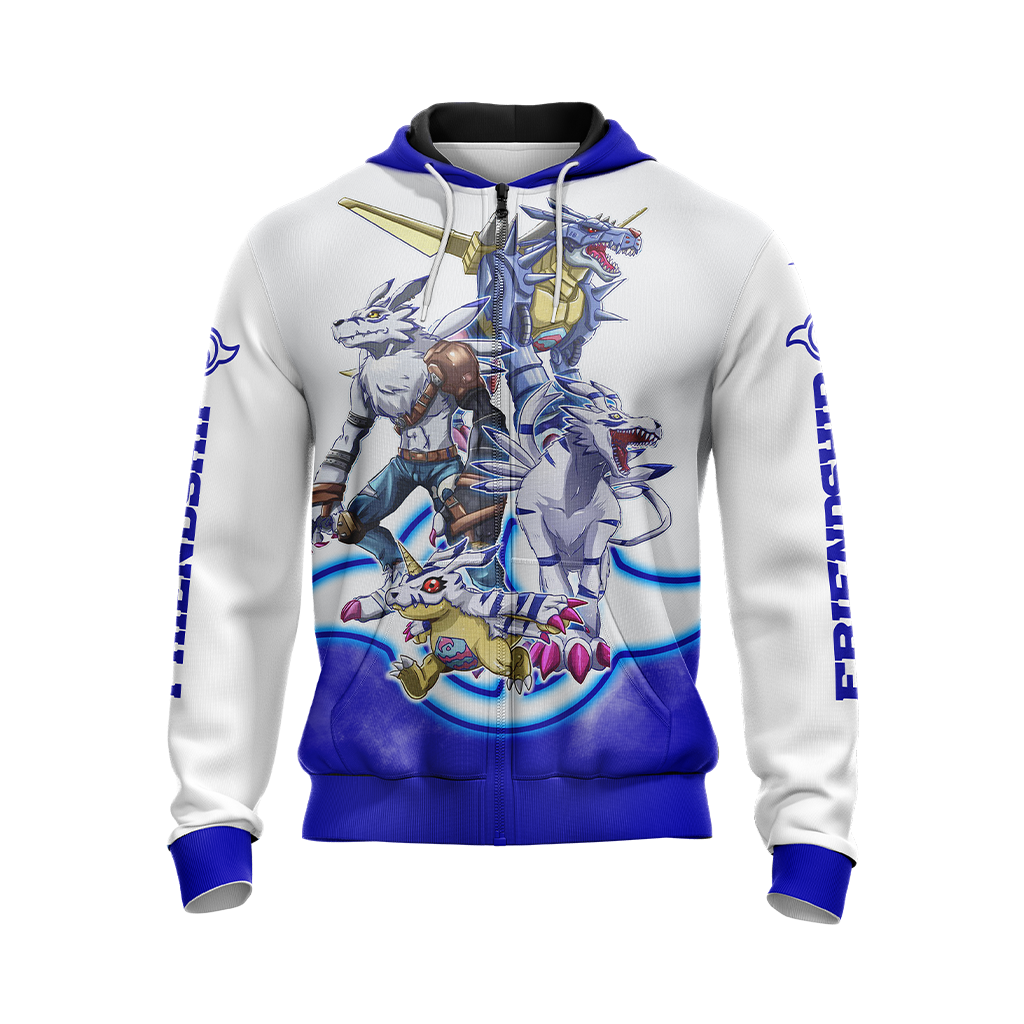 Digimon Gabumon Evolution Unisex 3D T-shirt