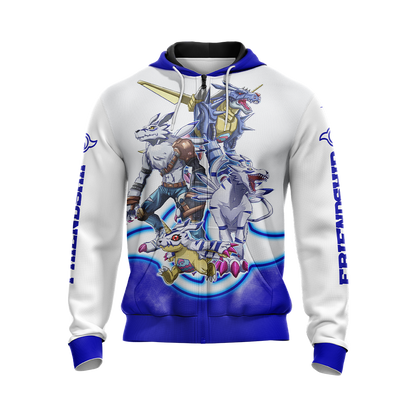 Digimon Gabumon Evolution Unisex 3D T-shirt