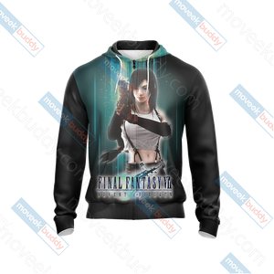 Final Fantasy VII - Tifa Lockhart Unisex Zip Hoodie T-shirt Pullover Hoodie   