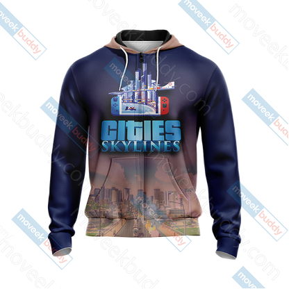 Cities: Skylines Unisex 3D T-shirt