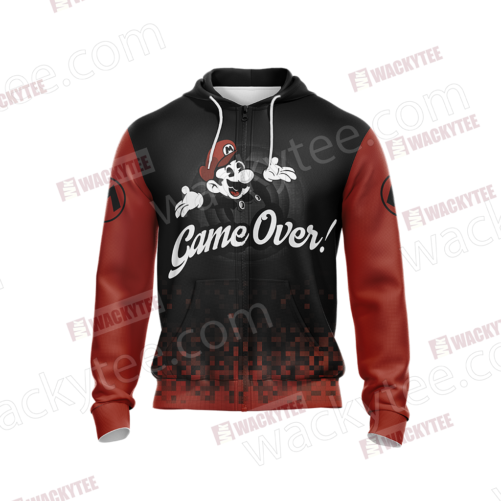 Mario Game Over Unisex 3D T-shirt