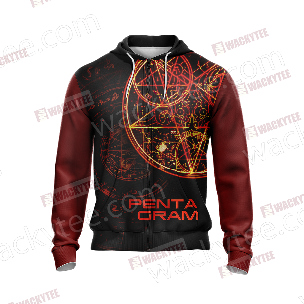 Doom 3 - Pentagram Unisex 3D T-shirt