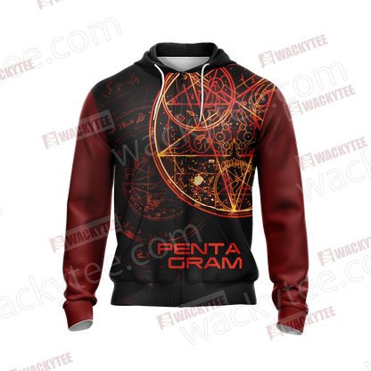 Doom 3 - Pentagram Unisex 3D T-shirt