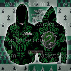 Cunning Like A Slytherin Harry Potter New Collection Unisex 3D T-shirt Zip Hoodie S 