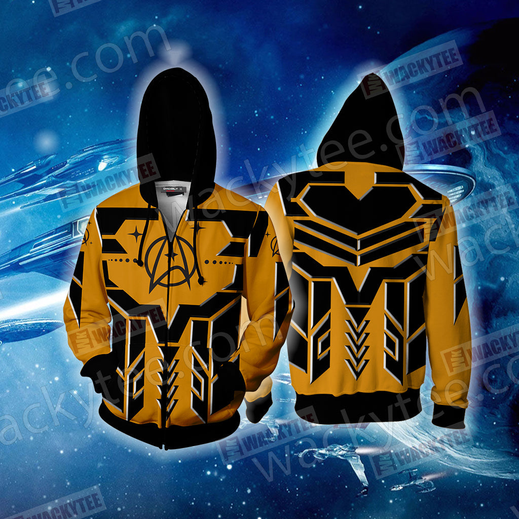 Star Trek - Command New Look Unisex 3D T-shirt Zip Hoodie
