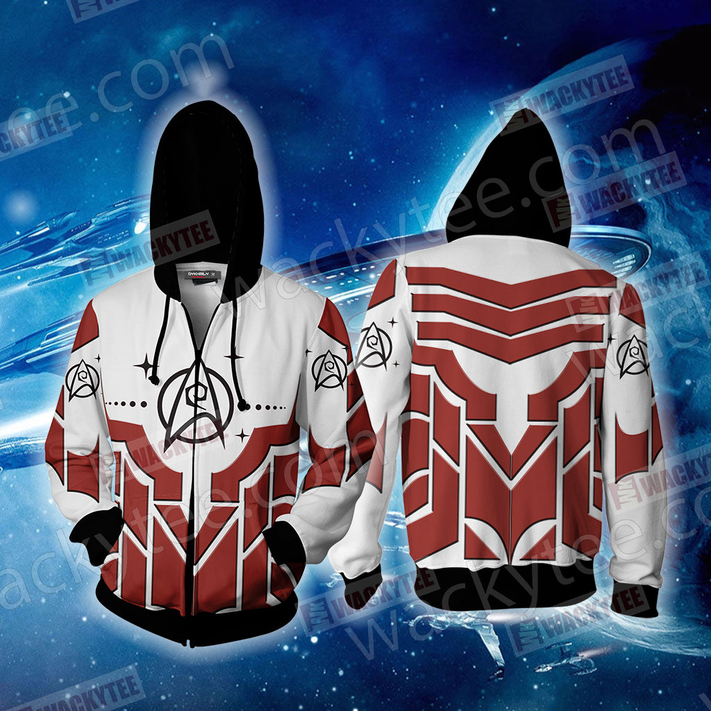 Star Trek - Engineering New Look Unisex 3D T-shirt Zip Hoodie