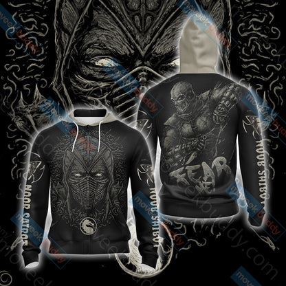 Mortal kombat - Noob Saibot Unisex 3D T-shirt Zip Hoodie