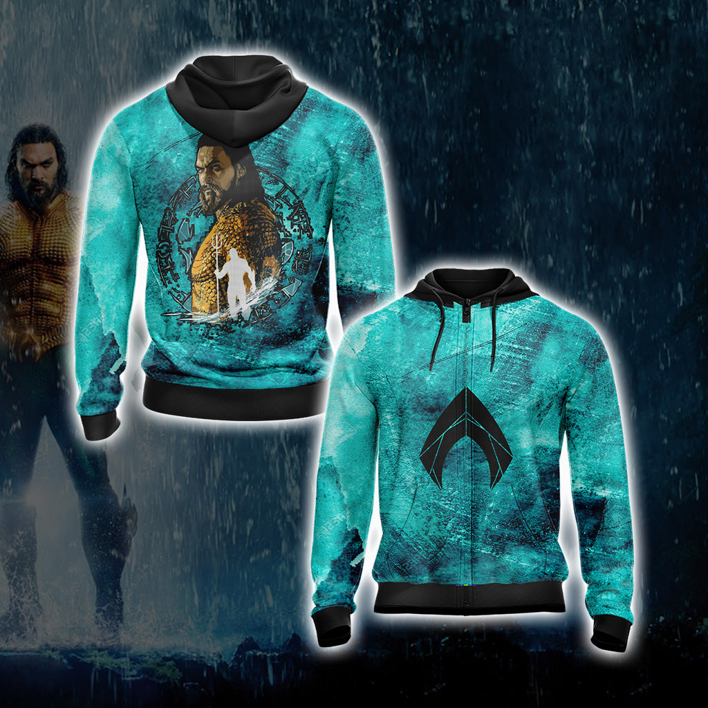 Aquaman New Style Unisex 3D T-shirt Zip Hoodie
