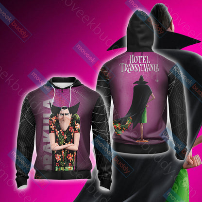Hotel Transylvania - Dracula Unisex 3D T-shirt Zip Hoodie