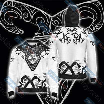 Shadowhunters New Style Unisex 3D T-shirt Zip Hoodie