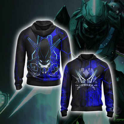 Halo - Elite Energy Sword New Unisex 3D T-shirt Zip Hoodie
